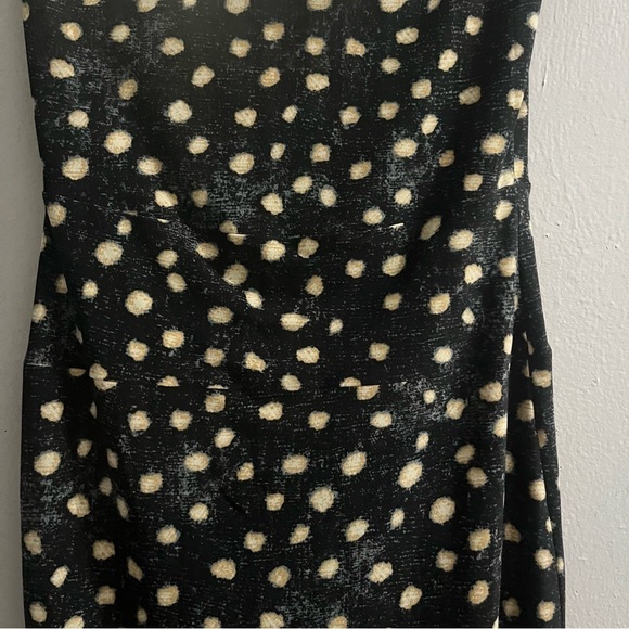 Norma Kamali Dot Print Tube Midi Dress Size Medium - Picture 6 of 15